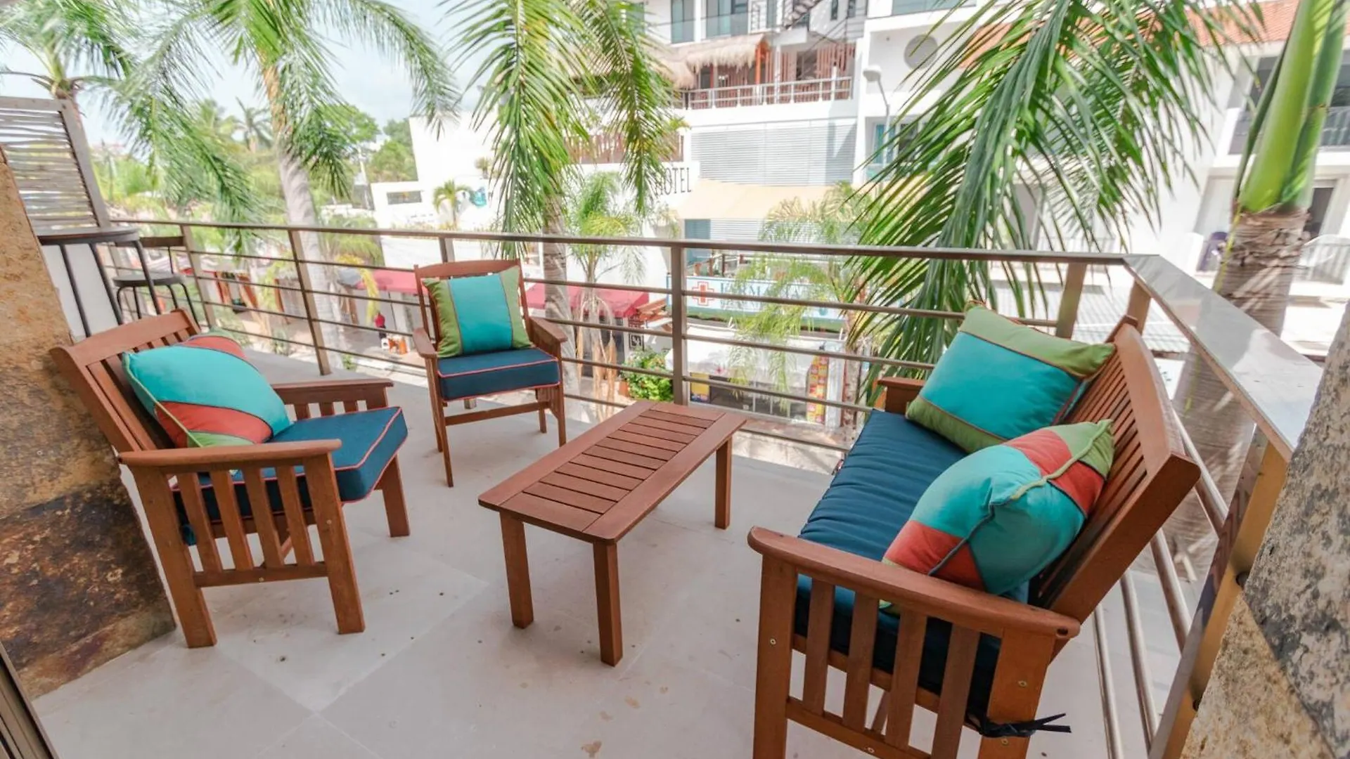Modern 2 Bedroom Condo Colorful And Creative - At Via 38 Condos A13 Playa del Carmen