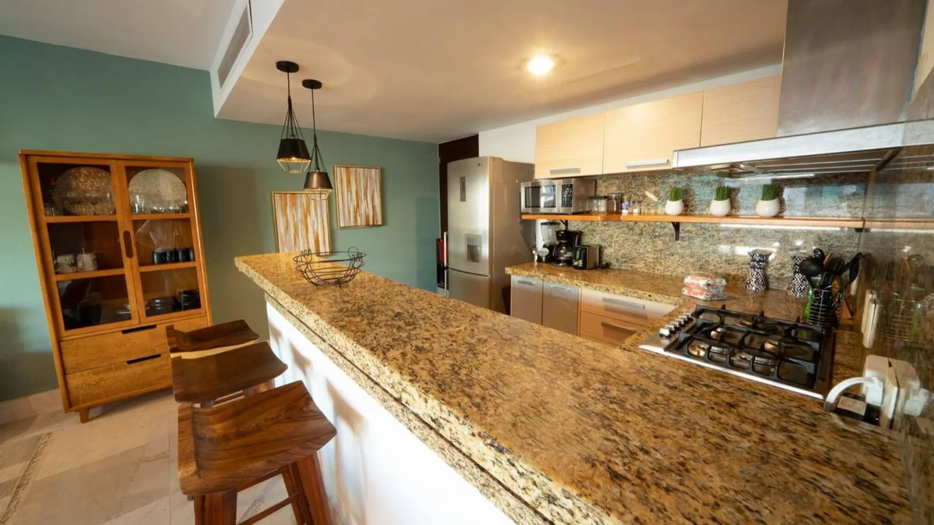 Modern 2 Bedroom Condo Colorful And Creative - At Via 38 Condos A13 Playa del Carmen